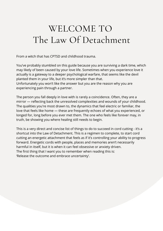 Energetic Detachment according to a Gemini moon